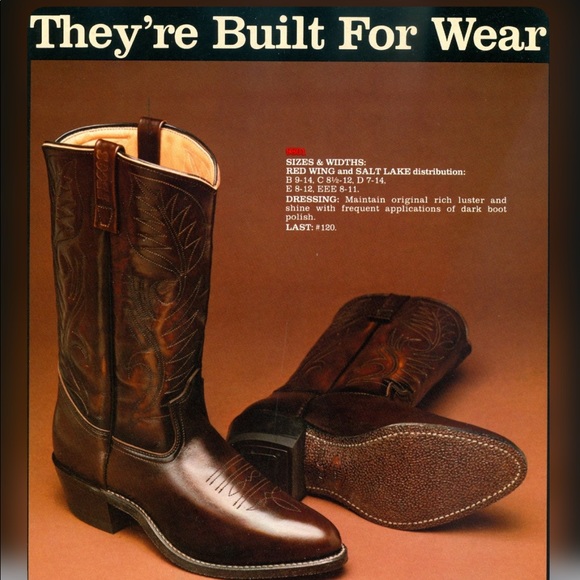 Men’s 10.5 Vintage Red Wing Pecos 9801 boots - Picture 7 of 7